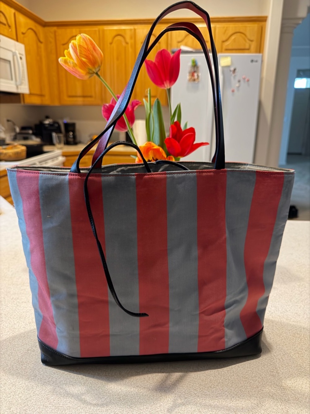 Kate spade striped everyday tote - Picture 2 of 8